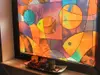 Folie geam autoadezivă, Folina Barcelona, sablare tip vitraliu colorat, 90 cm