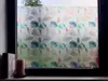 Folie geam autoadezivă Brooke, Folina, sablare cu model floral multicolor, 100 cm lăţime