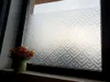 Folie geam autoadezivă Gladys, Folina, sablare cu model geometric gri, rolă de 100x170 cm 