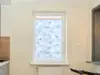 Folie geam autoadezivă Păsări în zbor, Folina, efect de sablare, albastră, 100 cm lăţime