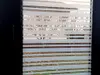 Folie geam autoadezivă, Folina, transparentă cu dungi orizontale albe, rolă de 60x200 cm