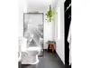 Folie geam cabină duș, Folina, sablare cu model frunze tropicale, rolă de 100x210 cm