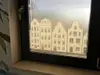 Folie geam electrostatică New Haven, d-c-fix, bordură decorativă cu lăţime de 45 cm 