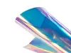 Folie geam iridiscenta Rainbow Blue, efect oglinda multicolor, 137  cm lățime, vanzare la metru