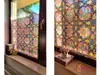 Folie geam electrostatică Lancaster, d-c-fix, sablare tip vitraliu multicolor, rolă de 67x150 cm