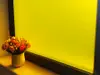 Folie geam sablat ColourEtched, Aslan, uni, galbenă, lățime 122 cm