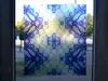Folie geam autoadezivă Birmingham, Alkor, imprimeu vitraliu, multicolor, lățime 45 cm