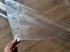 Folie protecţie blat mobilă, transparentă cu model floral, fără adeziv, 1.5 mm grosime, 100 cm lăţime