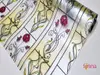 Folie geam autoadezivă, Folina, sablare tip vitraliu clasic, rolă de 90x300 cm, cu racletă inclusă