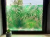 Folie geam autoadezivă Liana, Folina, imprimeu frunze, verde, lățime 100 cm