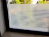Folie geam autoadezivă Jalousie, d-c-fix, sablare ce imita jaluzelele albe, rolă de 45x200 cm