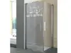 Folie cabină duş Siana, Folina, sablare gri, rolă de 100x210 cm