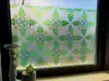 Folie geam autoadezivă Lupe, Folina, verde, 100 cm lăţime