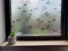 Folie geam autoadezivă Maia, Folina, sablare cu model crenguţe gri, 100 cm lăţime