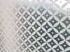 Folie geam autoadezivă Moroccan, MagicFix, model geometric alb, 100 cm lăţime