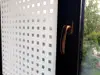 Folie geam electrostatică Caree, d-c-fix, sablare cu model pătrate, rolă de 90 x 150 cm