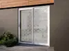 Folie sablare uşă din sticlă, Folina, model geometric, rolă de 100x210 cm, cu racletă aplicare