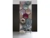 Fototapet 3D Panel Hexagon, Komar, multicolor, 100x280 cm