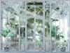 Fototapet 3D Orangerie, Komar, perete seră, 368x254 cm