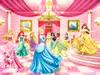 Fototapet Balul prinţeselor Disney, Komar, multicolor, 368 x 254 cm