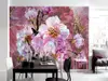 Fototapet floral Blooming Gems, Komar, culoare roz, dimensiune fototapet 368x248 cm
