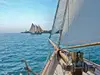 Fototapet bărci pe mare Sailing, Komar, pentru decor cu tematica marina, 368x254 cm