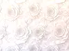 Fototapet 3D Trandafiri, AGDesign, decorațiune florală bej, dimensiuni fototapet 360x270 cm