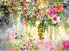 Fototapet Saray, AGDesign, decorațiune florală multicoloră, dimensiuni fototapet 360x270 cm