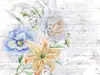 Fototapet floral Pastel Blossom, AGDesign, 360x270 cm