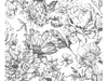 Fototapet floral Flowerbed, Komar, model grafic, 300x250 cm