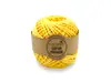 Sfoară bumbac galbenă, Maccaroni Cotton Premium, fir de 2mm grosime, 100gr