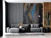 Fototapet imitaţie decorativă albastră Greg, decor perete living, dormitor, 184x254 cm