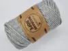 Macrame Rope, fire răsucite de 4 mm, gri