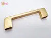 Mâner mobilă metalic, auriu cu finisaj mat, 96 mm distanţa dintre punctele de fixare