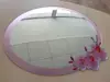 Oglindă decorativă Orhidee, Folina, oglindă acrilică, 50 cm