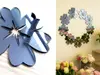 Set 10 stickere oglindă Floare, decorațiuni din oglindă acrilică gri