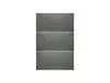 Set 7 panouri decorative tapiţate gri, Mollis K11, formă dreptunghiulară, 30x60cm, cu bandă dublu-adezivă inclusă