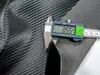 Piele artificială neagră embosată tip carbon 3D pe suport textil din microfibră, fară adeziv, 138 cm lațime