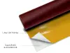 Piele ecologică autoadezivă culoare vișiniu bordo, aspect natural, moale și flexibilă, grosime 0,8 mm, lățime 137 cm