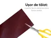 Piele ecologică autoadezivă culoare vișiniu bordo, aspect natural, moale și flexibilă, grosime 0,8 mm, lățime 137 cm