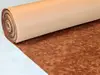 Piele ecologică culoare maro cu aspect natural, moale și flexibilă, fără adeziv, grosime 0,8 mm, lățime 139 cm