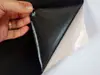 Material autoadeziv imitaţie piele întoarsă neagră, rolă de 152 cm