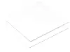 Placă din acril alb lucios, plexiglas de 3mm grosime, 100x100 cm