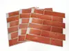 Faianţă autoadezivă 3D Smart Tiles, Folina, cărămidă maro - set 10 bucăţi