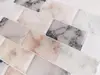 Faianţă autoadezivă 3D Smart Tiles, Folina, marmură pastel - set 10 plăci