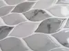 Faianţă autoadezivă 3D Smart Tiles, Folina, Leaf gri - set 10 plăci
