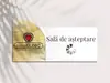 Plăcuță personalizată elegantă cu oglindă acrilică și print UV pentru firme, spații comerciale, birouri sau instituții