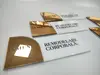 Plăcuță personalizată elegantă cu oglindă acrilică și print UV pentru firme, spații comerciale, birouri sau instituții