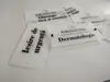 Plăcuță personalizată model din acril mat cu print UV pentru birouri, spații comerciale, firme și instituții, distanțiere incluse