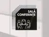 Plăcuță personalizată cu print UV ideală pentru firme, birouri, unități de cazare sau instituții